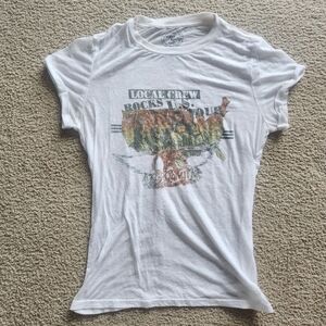 Womens burnout t-shirt
